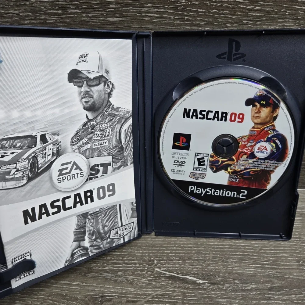 Nascar 09 PS2 PlayStation 2 - Black Label Tested + Complete